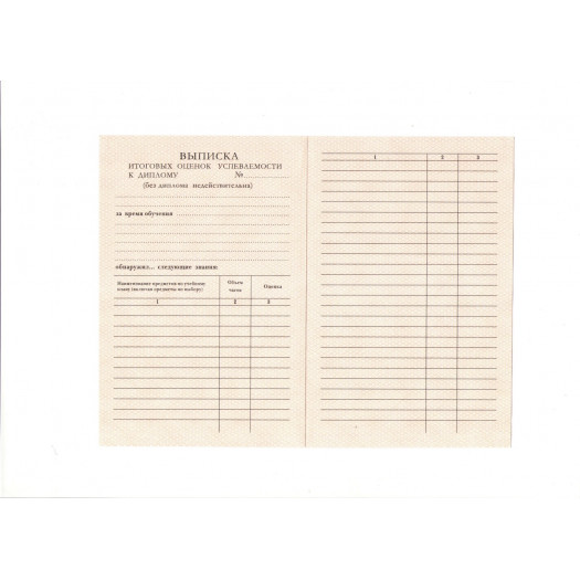 Диплом ПТУ 1993-2006