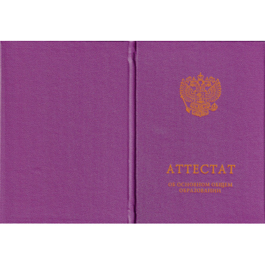 Аттестат об основном общем образовании 2014-2026 Аттестат об основном общем образовании 2014-2026