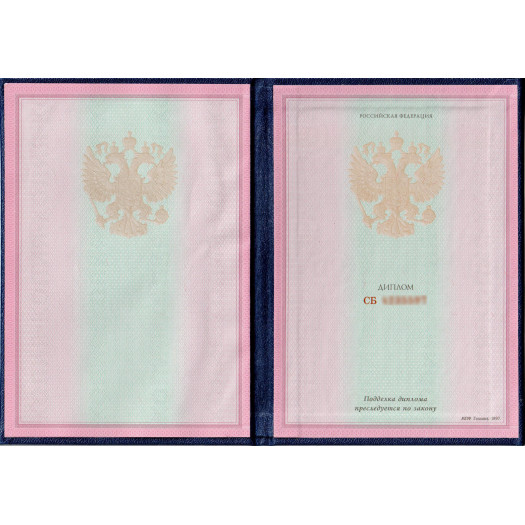 Диплом техникума 1997-2001