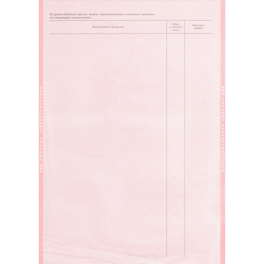 Диплом техникума 1997-2001