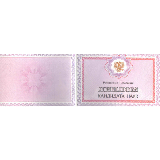 Диплом кандидата наук 2006-2012