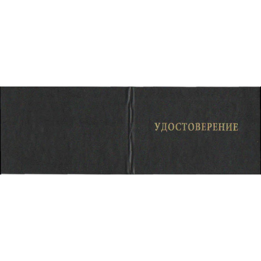 Удостоверение интернатуры до 1992